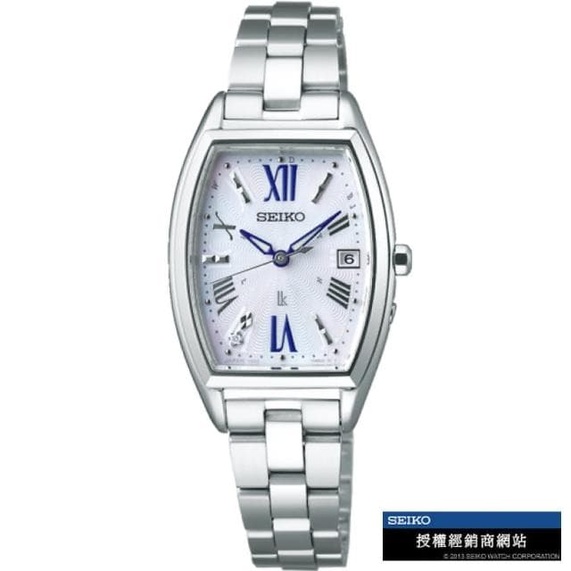 【SEIKO 精工】LUKIA 太陽能 慾望巴黎電波錶 女錶 指針錶 手錶 禮物 畢業(1B32-0AA0W/SSVW165J)