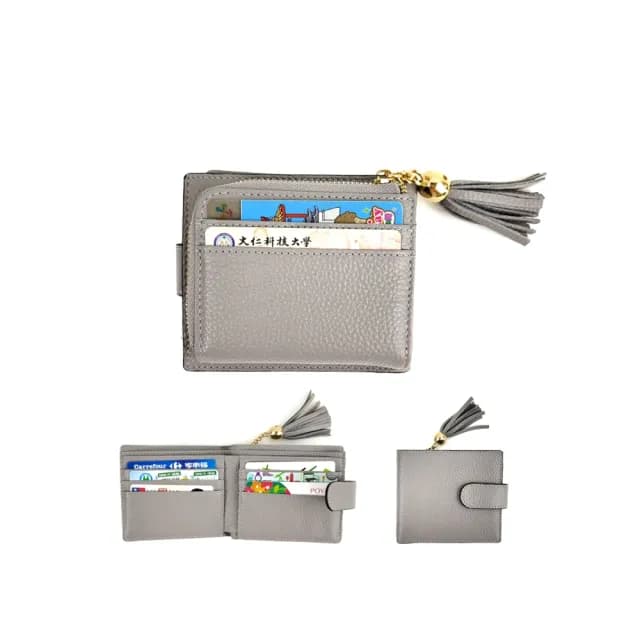 【玩皮工坊】雙11 頭層牛皮12卡位L型 LH758 女士零錢包(兩色可選)