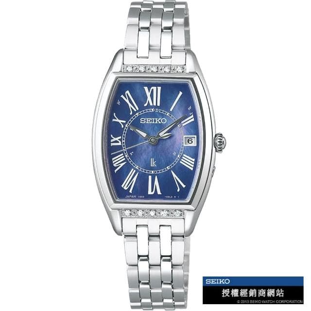 【SEIKO 精工】LUKIA 酒桶型 真鑽太陽能電錶 波女錶指針錶 手錶 禮物 畢業(SSVW179J/1B32-0AR0B)