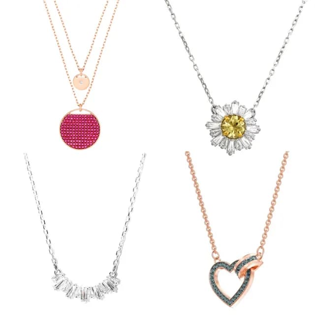 【SWAROVSKI 施華洛世奇】水晶鑲鑽項鍊/耳飾/手環多款任選