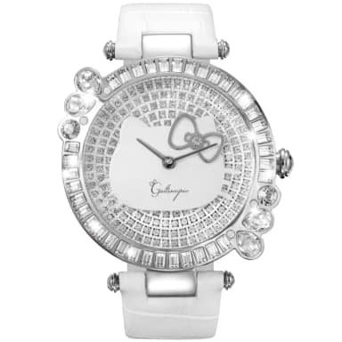 【Galtiscopio 迦堤】夢幻旋轉 Im Hello Kitty 水晶腕錶 / 48mm 畢業禮物 送禮 推薦(MGKYSS001WLS)