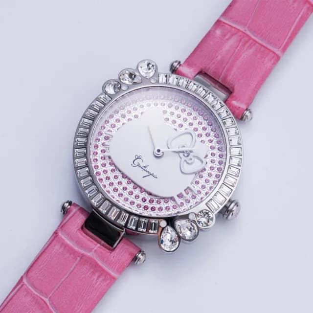 【Galtiscopio 迦堤】夢幻旋轉 Im Hello Kitty 水晶腕錶 / 48mm 畢業禮物 送禮 推薦(MGKYSS223PLS)