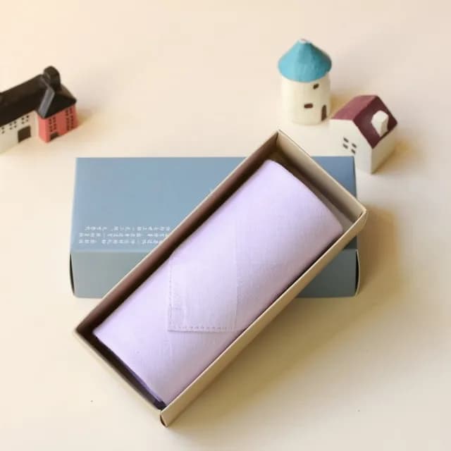 【巴黎精品】現貨+預購 手帕禮盒純棉方巾 單入(吸汗素顏精梳棉手絹母親節生日禮物女配件5色p1ae3)