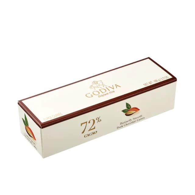 【GODIVA官方直營】片裝72%黑巧克力禮盒21片裝二入組(生日禮、情人節、聖誕節)