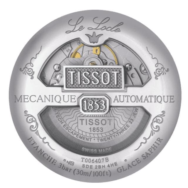 【TISSOT 天梭 官方授權】力洛克自動80小時動力儲存機械男錶 手錶(T0064071603300)