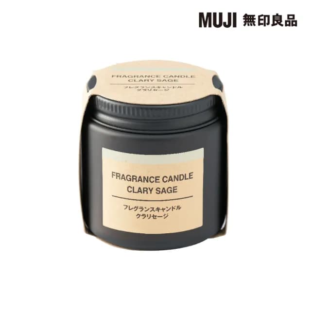 【MUJI 無印良品】芬香蠟燭.鼠尾草香味/85g