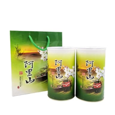 【新造茗茶】阿里山頂級金萱茶葉300gx2罐(共1斤)