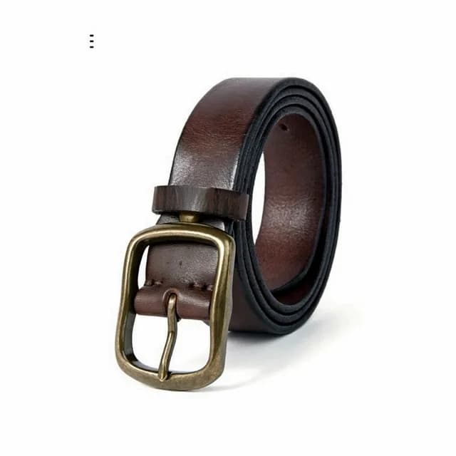 【巴黎精品】父親節禮物100%真皮皮帶男牛皮腰帶商務皮帶手工皮帶休閒男襯衫牛仔褲西裝褲(復古免鑽孔p1bh16)