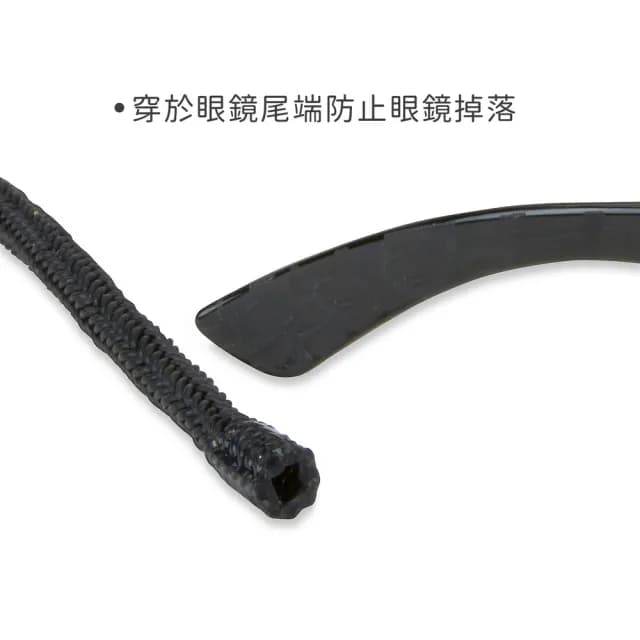 【CARSON 卡薾紳】矽膠運動眼鏡帶 黑 / SUP立槳 衝浪 浮潛 海邊泳池 水上運動