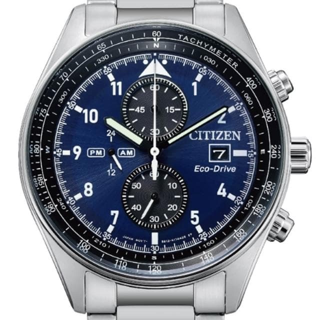【CITIZEN 星辰】Chronograph 亞洲限定 光動能 碼錶計時 男錶 父親節 送禮 禮物推薦(CA0770-81L)