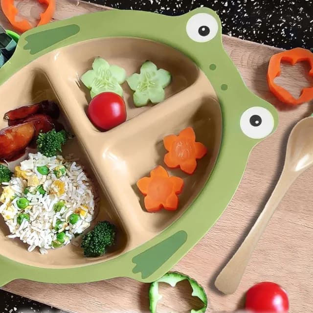 【Nuby官方直營】米餐具_兒童分隔餐盤