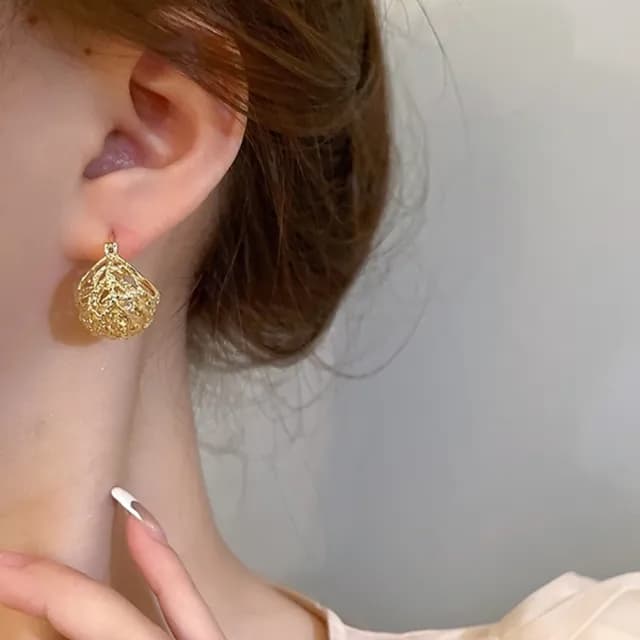 【NDM 南大門】搖籃曲 -耳圈耳扣耳針穿式耳環耳釘耳骨環耳飾(1對入)