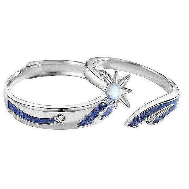 【巴黎精品】現貨+預購 925純銀戒指情侶對戒(兩情相悅流星生日情人節禮物男女飾品2款v1ar114)