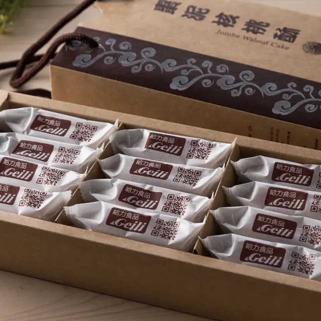 【給力食品】特色 棗泥核桃酥 12入 1盒組_中秋禮盒