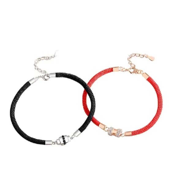 【米蘭精品】現貨+預購 925純銀手鍊情侶對鍊(視覺系後扣鑲鑽生日情人節聖誕節交換禮物男女飾品74dv43)