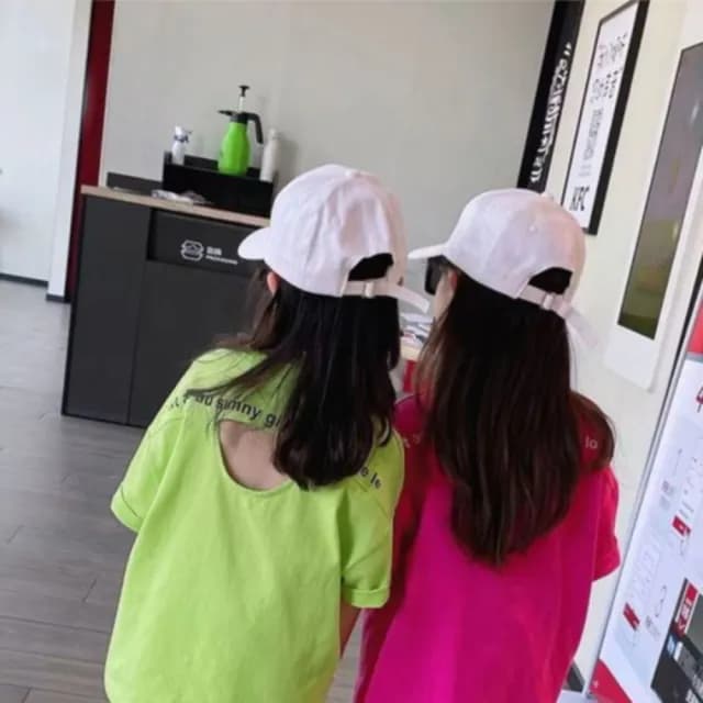 【小衣衫童裝】中大童小露背短褲短袖套裝(1120501)