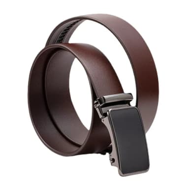 【米蘭精品】現貨+預購 真皮皮帶腰帶(時尚頭層牛皮自動扣男皮帶情人節生日聖誕節交換禮物2色74eh13)