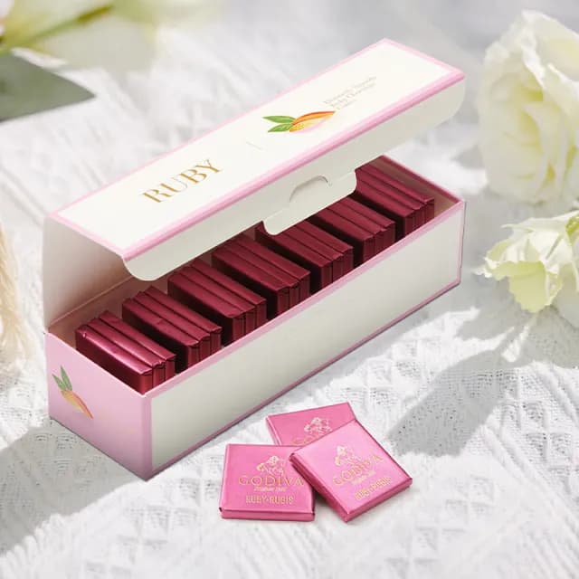 【GODIVA官方直營】片裝紅寶石巧克力禮盒21片裝(生日禮、情人節、聖誕節)