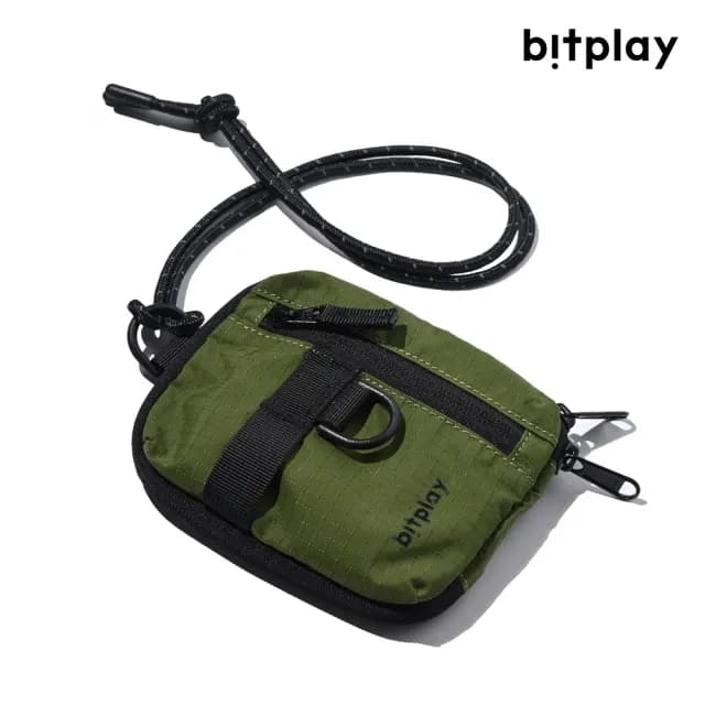 【bitplay】Essential Pouch 機能小包 V2 軍綠色(含頸掛繩 情人節 禮物 尾牙)
