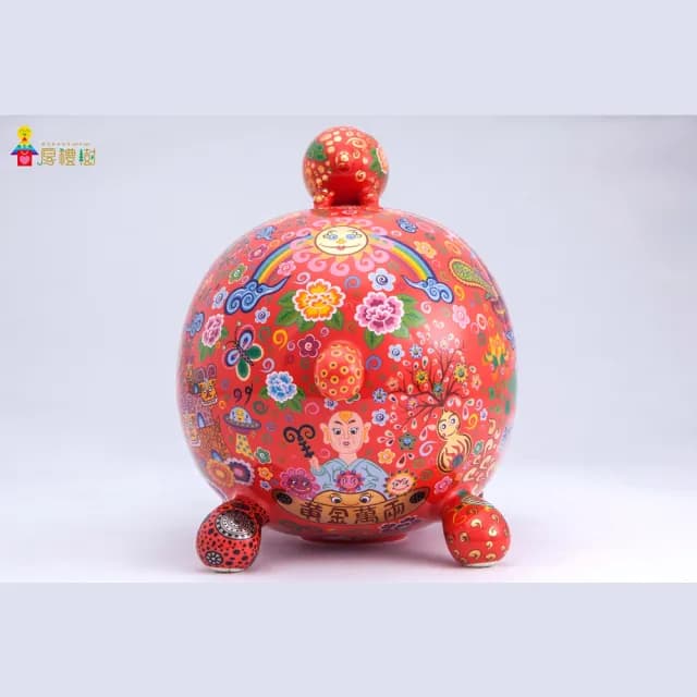 【厚禮樹】洪易HUNG YI /喜氣羊羊藝術品/瓷器擺飾(洪易)