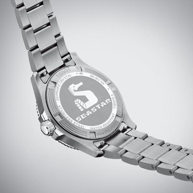 【TISSOT 天梭 官方授權】Seastar 1000 海洋之星300米潛水錶 手錶 母親節 禮物 送禮(T1204101105100)