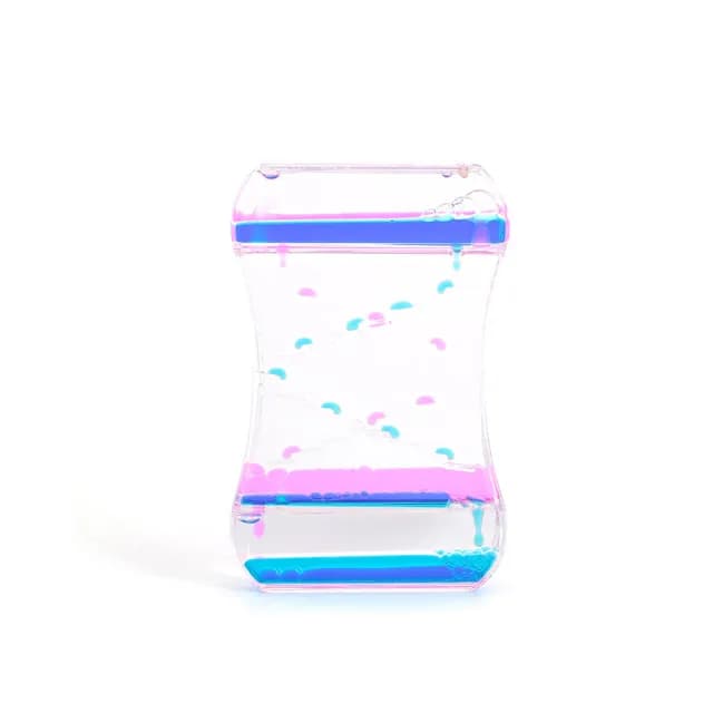 【解壓一下】創意溜滑梯液體沙漏(油滴 計時器 桌上擺件擺飾 宇航員 流沙 居家裝飾 生日 兒童 禮物 學生)