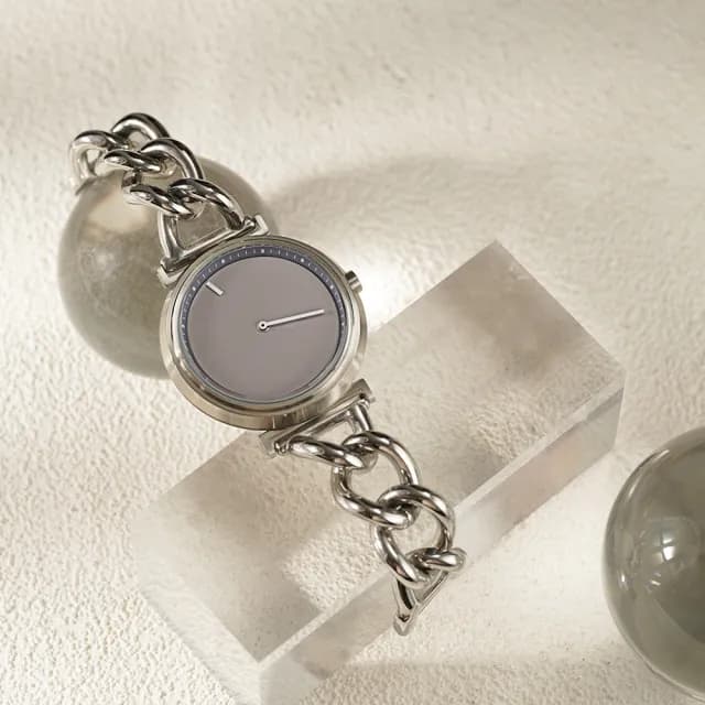 【W.wear】W4.0-單針一線(網路限定款/圓形錶膽/灰紫色)