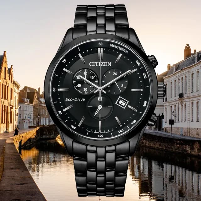 【CITIZEN 星辰】GENTS系列 光動能 計時腕錶 畢業禮物 送禮 推薦(AT2145-86E)