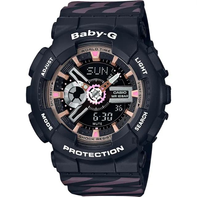 【CASIO 卡西歐】BABY-G Chance紫色愛戀女錶 畢業禮物 送禮(BA-110CH-1A)