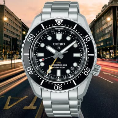 【SEIKO 精工】大谷翔平配戴款 三日鍊 GMT 潛水機械腕錶 畢業禮物 送禮 推薦(SPB383J1/6R54-00D0D)