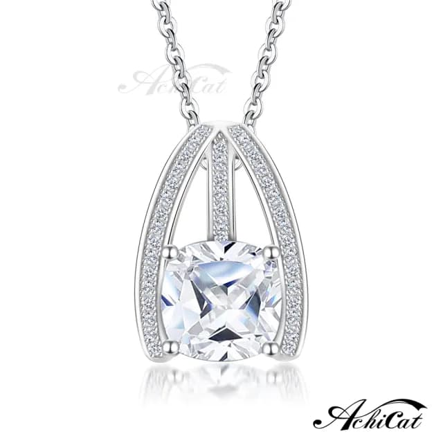 【AchiCat】925純銀項鍊 璀璨晶鑽 項鍊 生日禮物  母親節禮物 CS7043