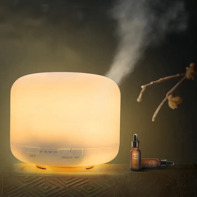 【DREAMCATCHER】遙控款 日系香薰機水氧機(500ml/安靜無聲/可添加精油使用/父親節禮物/薰香機)