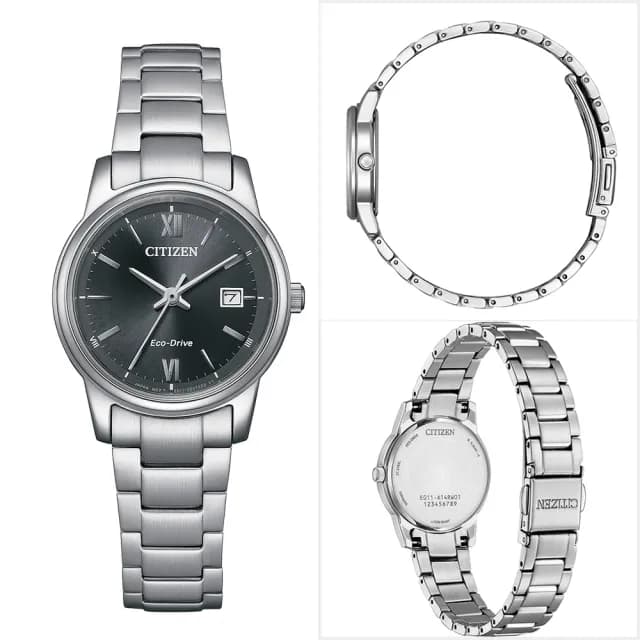 【CITIZEN 星辰】Eco-Drive 光動能簡約女錶  手錶 禮物 推薦(EW2318-73E)