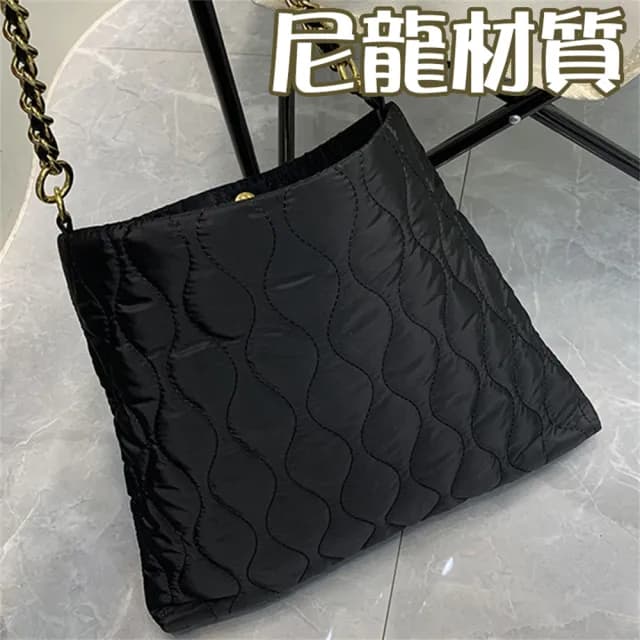 【MoonDy】情人節禮物 包包女 包包 鏈條包 斜背包女 尼龍包 子母包 小香風包包 隨身包 菱格鏈條包 小眾包包