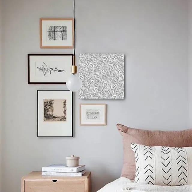 【日本 VisualSonic】看見你的聲音 藍牙畫布音箱-Floral(掛畫喇叭)