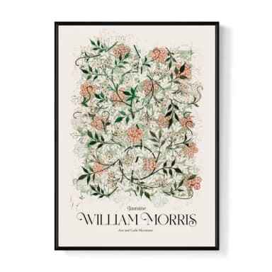 【菠蘿選畫所】William Morris Jasmine-50x70cm(復古花卉圖騰掛畫/臥室裝飾畫/開店送禮)