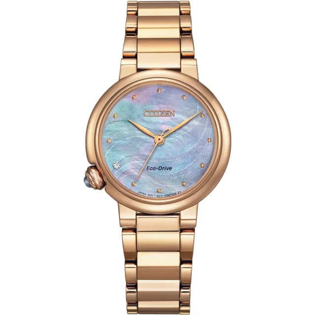 【CITIZEN 星辰】CITIZEN 星辰 L系列 透徹天空光動能女錶-30mm 手錶 禮物 推薦(EM0919-85Y)