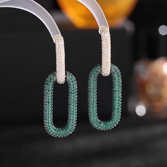 【巴黎精品】現貨+預購 鋯石耳環925純銀耳針(簡約圈圈幾何生日母親節禮物女飾品4色p1bk37)