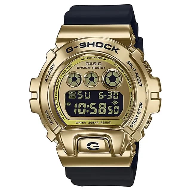 【CASIO 卡西歐】G-SHOCK DW-6900 25周年金屬手錶 禮物 送禮 推薦(GM-6900G-9)