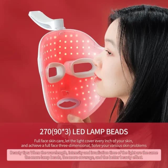 Koreyous日系七色光子美膚儀(LED光波嫩膚儀  光子面罩 電子面膜 美容儀 母親節禮物)