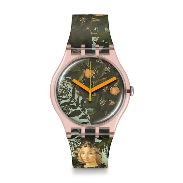 【SWATCH】ALLEGORIA DELLA PRIMAVERA BY BOTTICELLI 經典手錶/藝術錶/男錶/女錶/瑞士製造 SUOZ357(41mm)