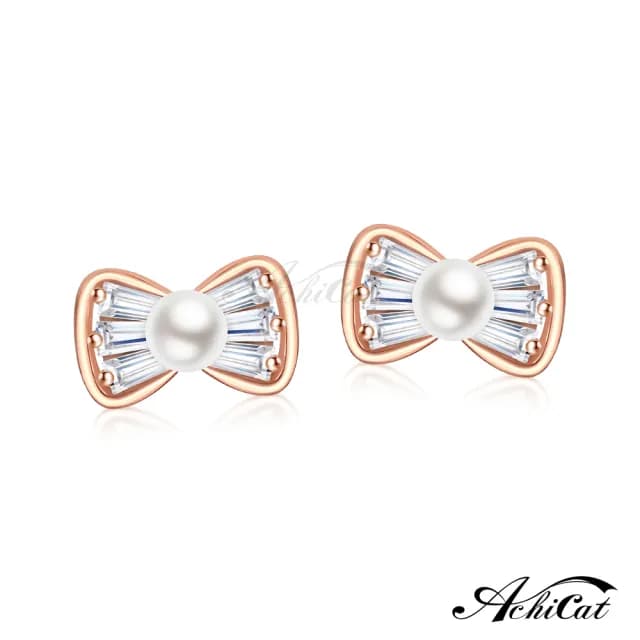 【AchiCat】925純銀珍珠耳環．耳針式(送閨蜜．新年禮物．母親節禮物)