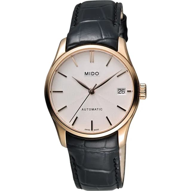 【MIDO 美度】官方授權 Belluna II Lady 經典機械女錶 手錶 禮物 推薦(M0242073603100)