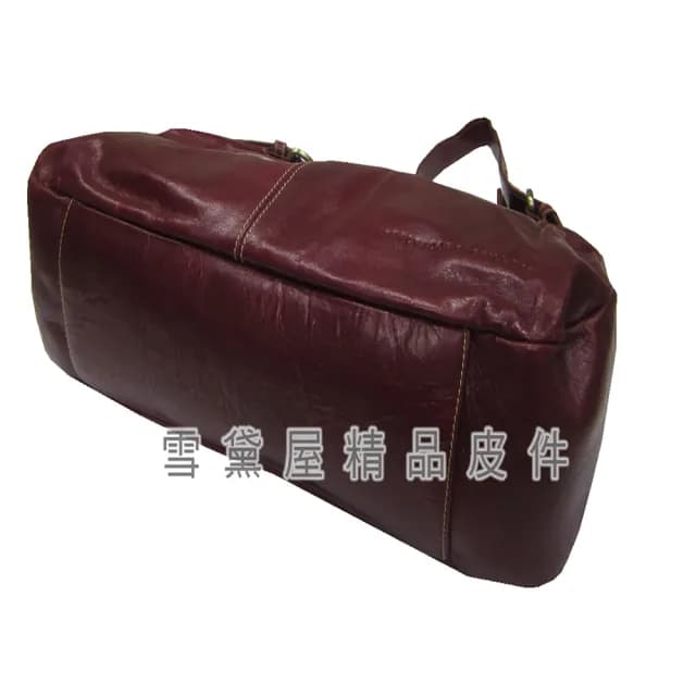 【SNOW.bagshop】情人節禮物 真皮 水餃包肩背包中容量主袋內二隔層二拉鍊暗袋復古設計(真皮包包 100%進口牛