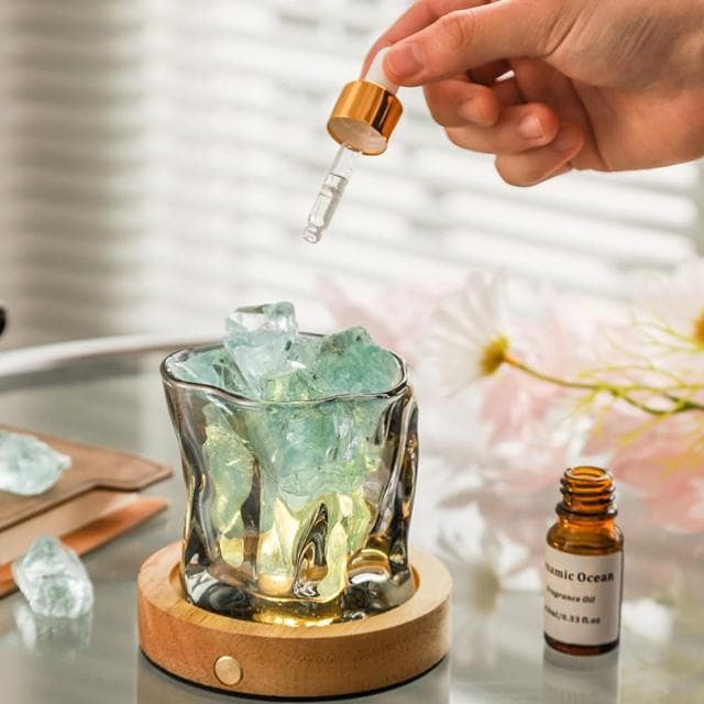 【百獅】充電款燈座擴香晶石 質感香薰(舒眠解壓 居家店面擺飾 禮物首選)