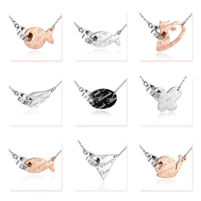 【GIUMKA】快速．LOVE ＴO U．白鋼項鍊．銀色．白鋯(情人節禮物)