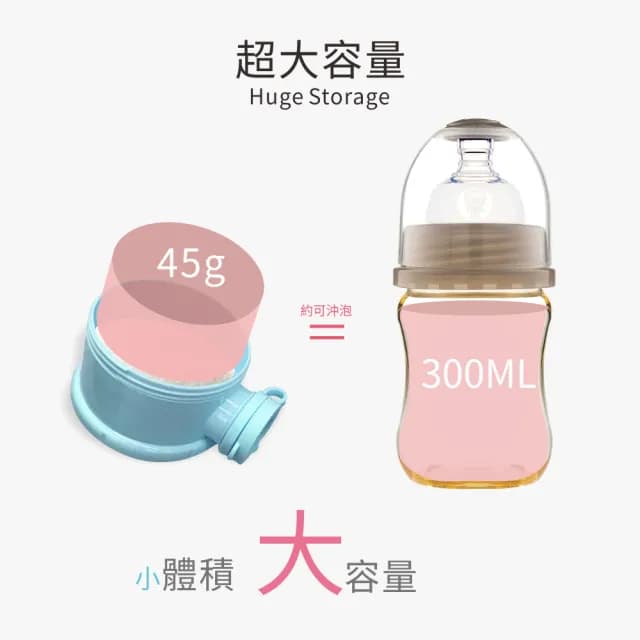 【PUKU 藍色企鵝】甜甜圈奶粉盒(水/粉/灰)