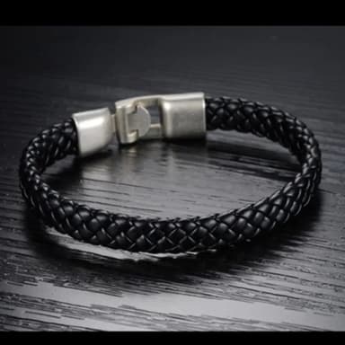 【米蘭精品】現貨+預購 真皮手環鈦鋼手鍊男飾品(韓版簡單素面造型情人節生日聖誕節交換禮物73cq26)