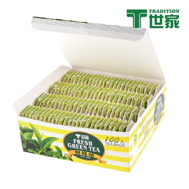 【T世家】經典鮮綠茶包2gx100包