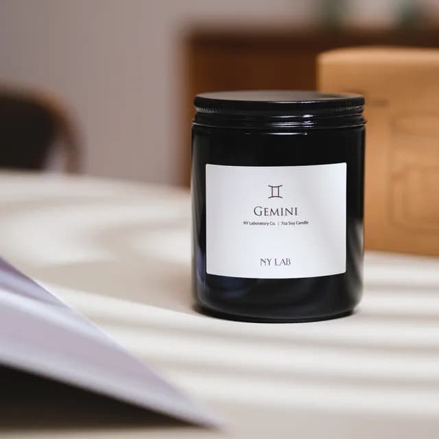 【NY LAB 紐約實驗室】紐約曼哈頓聯名款星座手工香氛蠟燭 7oz(雙子座 星座 香氛 蠟燭 送禮) 禮物